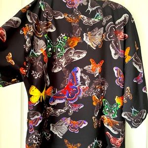 TOPSHOP butterfly short kimono